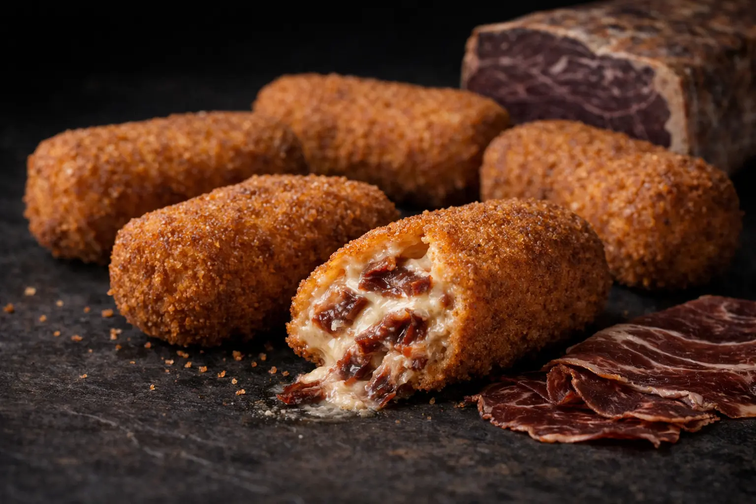 Croqueta de cecina de vaca