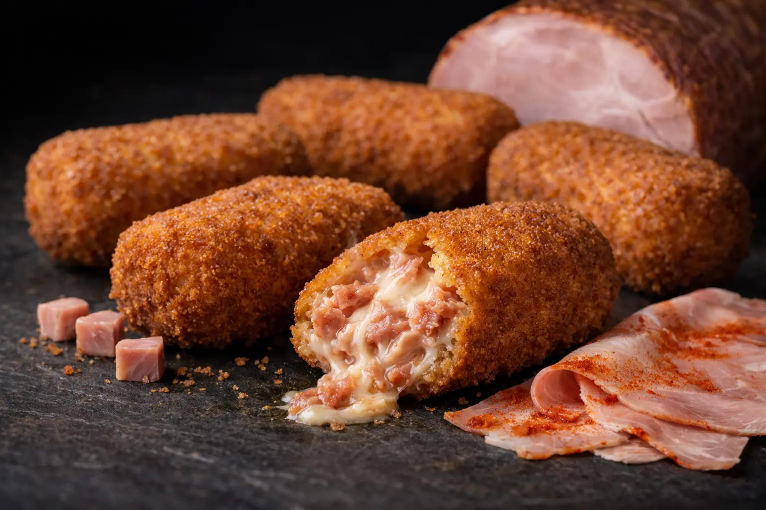 Croqueta de lacón a la gallega