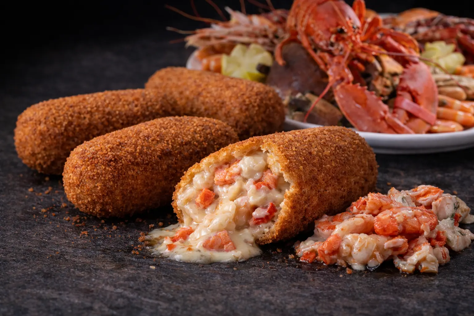 Croqueta de mariscada